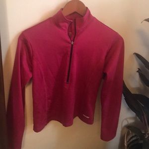 Saucony brand active long sleeve half zip shirt